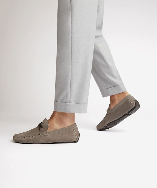 Dune London Bernie Men's Loafers Grey | PFN-714692