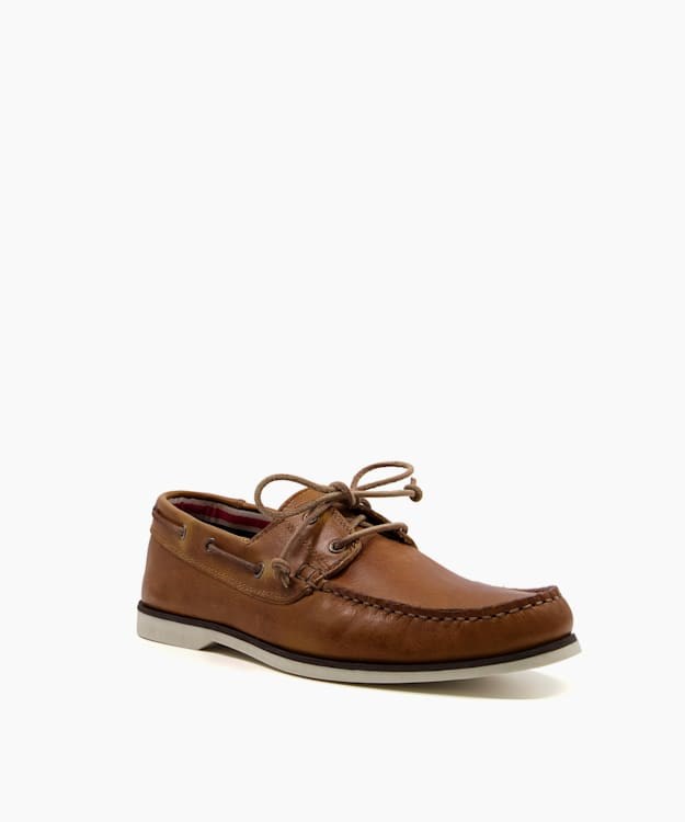 Dune London Bluesy Men's Boat Shoes Brown | PCS-690832