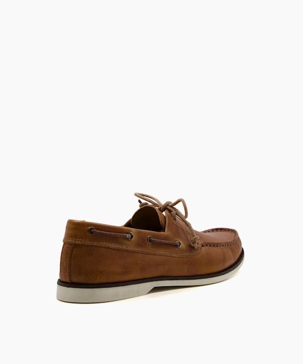 Dune London Bluesy Men's Boat Shoes Brown | PCS-690832