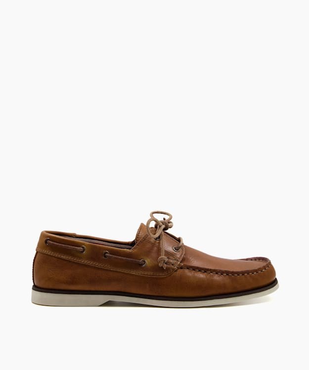 Dune London Bluesy Men\'s Boat Shoes Brown | PCS-690832