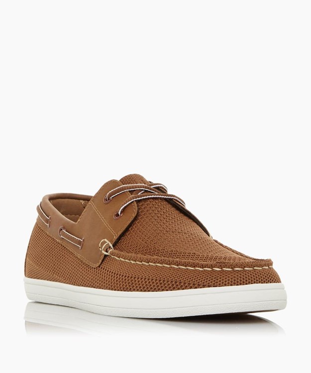 Dune London Bonavista Men's Boat Shoes Brown | JRL-318702