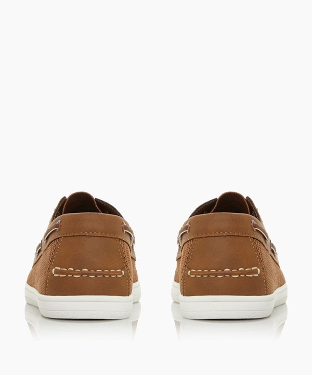 Dune London Bonavista Men's Boat Shoes Brown | JRL-318702