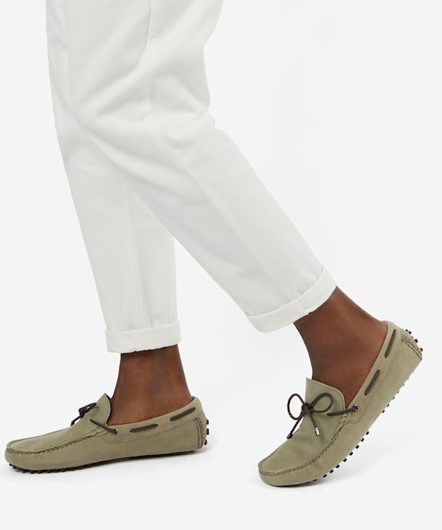 Dune London Bound Men's Loafers Green | IZF-561972