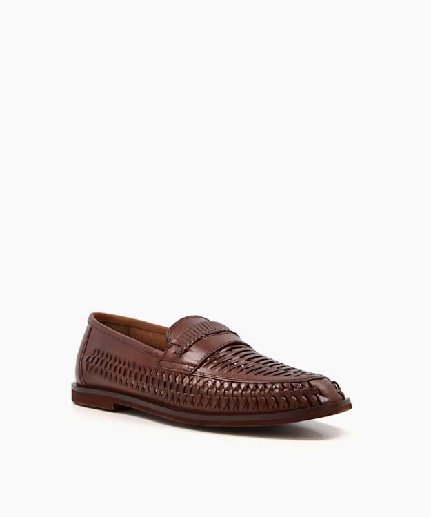 Dune London Brighton Roc Men's Loafers Brown | TCE-534267