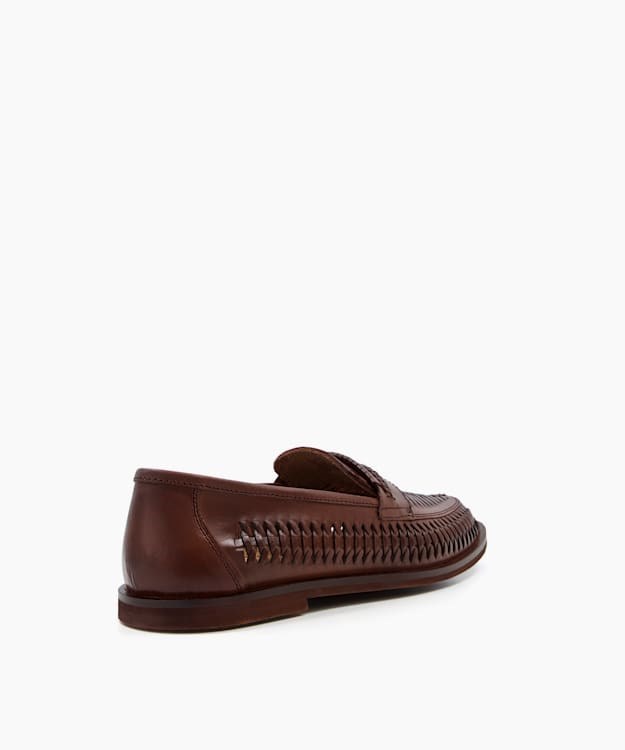 Dune London Brighton Roc Men's Loafers Brown | TCE-534267