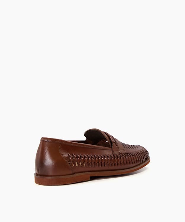 Dune London Brighton Rock Men's Loafers Brown | RLB-698052