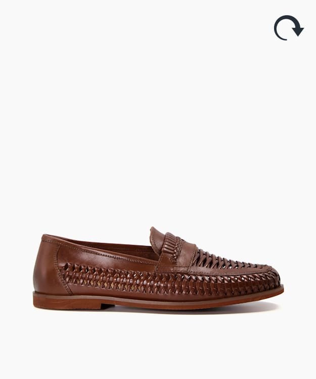 Dune London Brighton Rock Men's Loafers Brown | RLB-698052