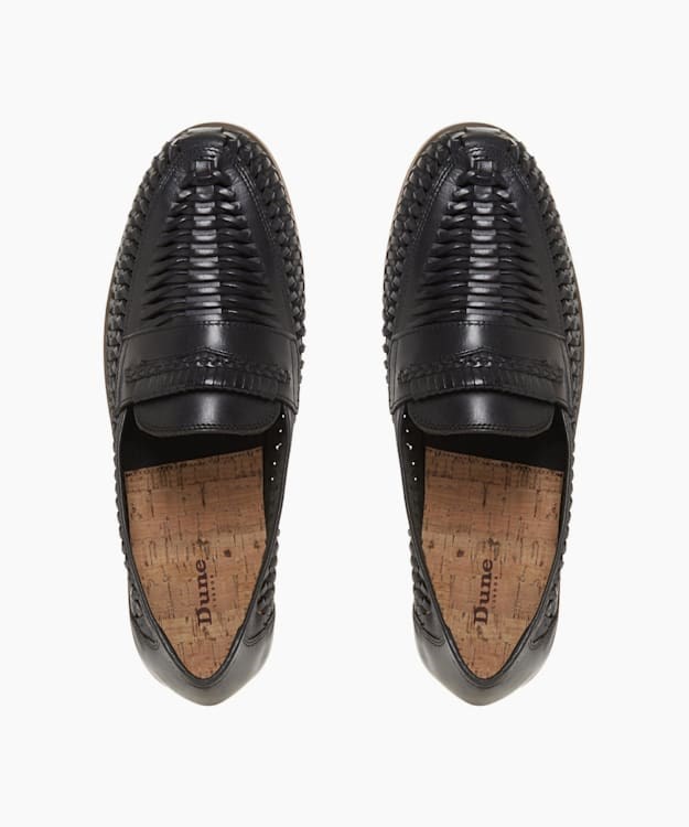 Dune London Brighton Rock Men's Loafers Black | VDW-120864