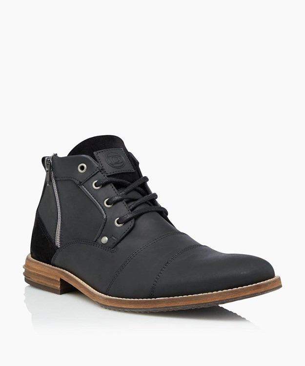 Dune London Capitals Men's Casual Boots Black | NWV-084763