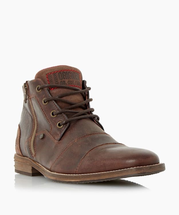 Dune London Captains Men's Casual Boots Brown | GQL-918327