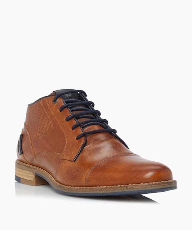 Dune London Carls Men's Chukka Boots Brown | ONW-467213