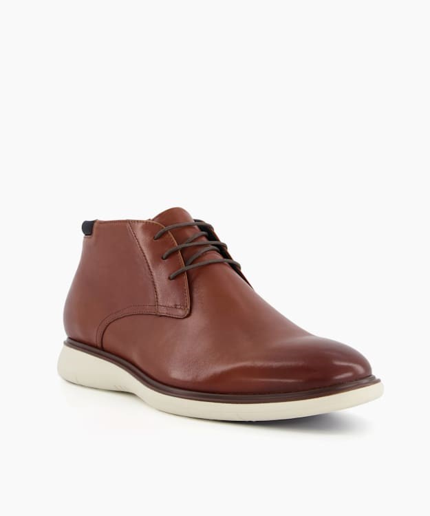 Dune London Carries Men's Chukka Boots Brown | WLH-209576