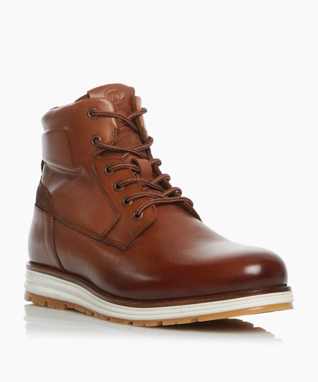 Dune London Catchy Men's Casual Boots Brown | QEZ-584163