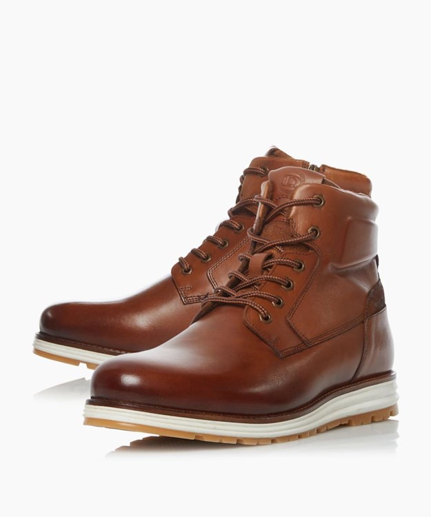 Dune London Catchy Men's Casual Boots Brown | QEZ-584163