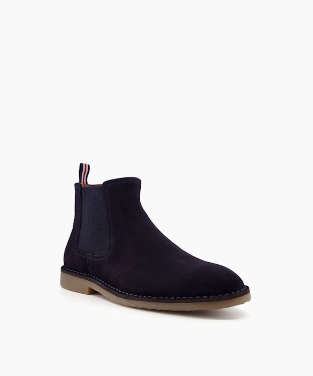 Dune London Chai Men's Chelsea Boots Blue | FUY-674285