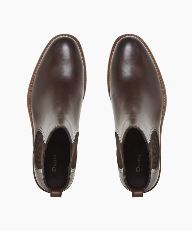 Dune London Character Men's Chelsea Boots Brown | QNA-589620