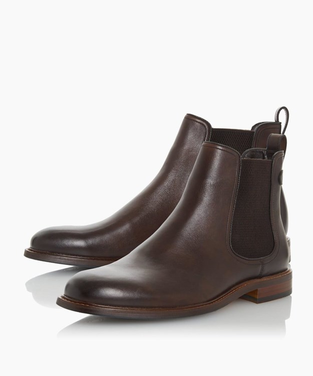 Dune London Character Men's Chelsea Boots Brown | QNA-589620