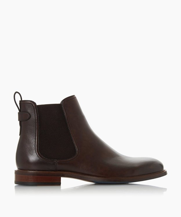 Dune London Character Men\'s Chelsea Boots Brown | QNA-589620