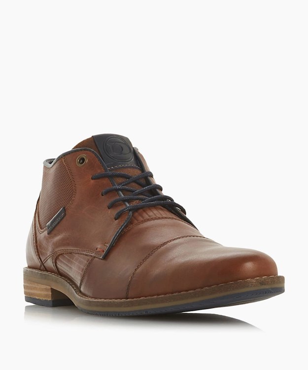 Dune London Chigwell Men's Chukka Boots Brown | OJW-302754