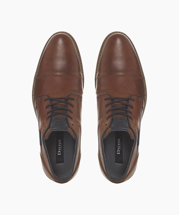 Dune London Chigwell Men's Chukka Boots Brown | OJW-302754