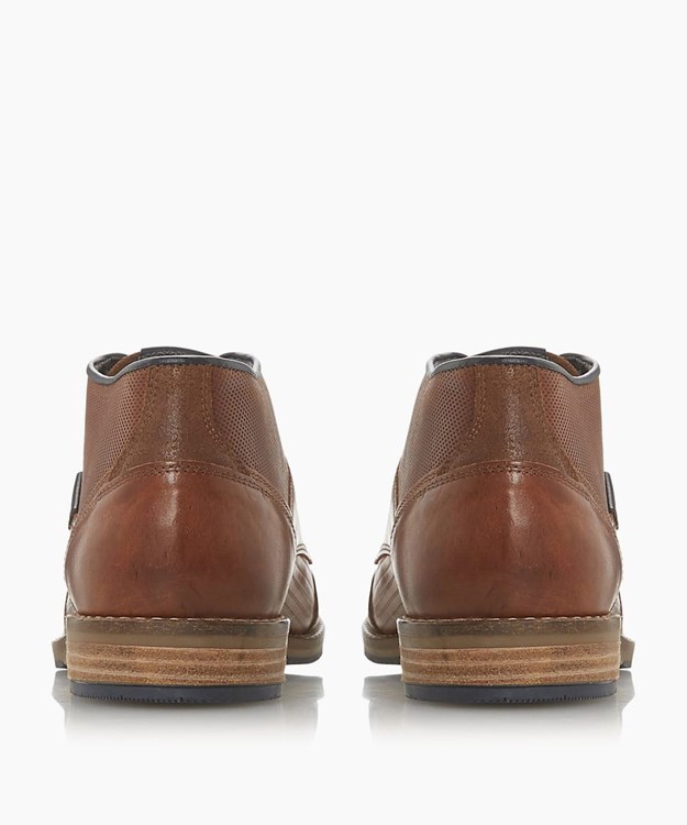 Dune London Chigwell Men's Chukka Boots Brown | OJW-302754