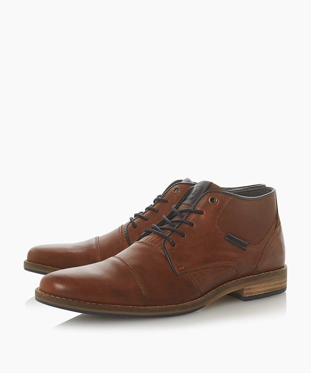 Dune London Chigwell Men's Chukka Boots Brown | OJW-302754