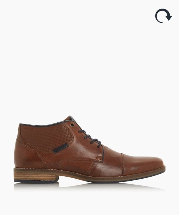 Dune London Chigwell Men's Chukka Boots Brown | OJW-302754