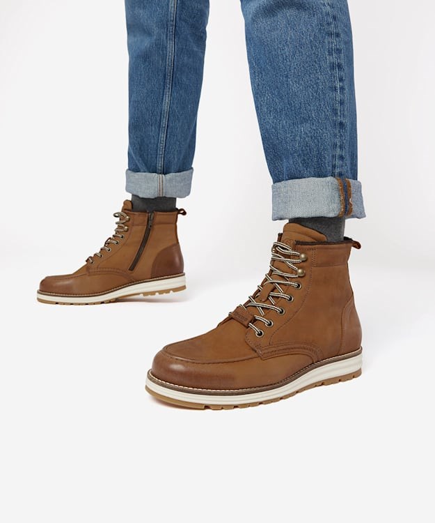 Dune London Crannes Men's Casual Boots Brown | EAQ-729134