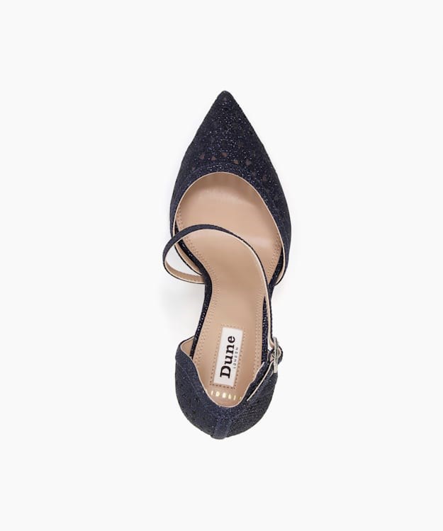 Dune London Danae Women's Heels Blue | HNR-037615