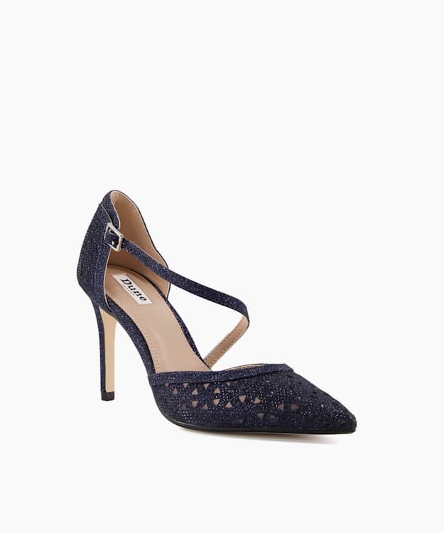 Dune London Danae Women's Heels Blue | JVN-619230