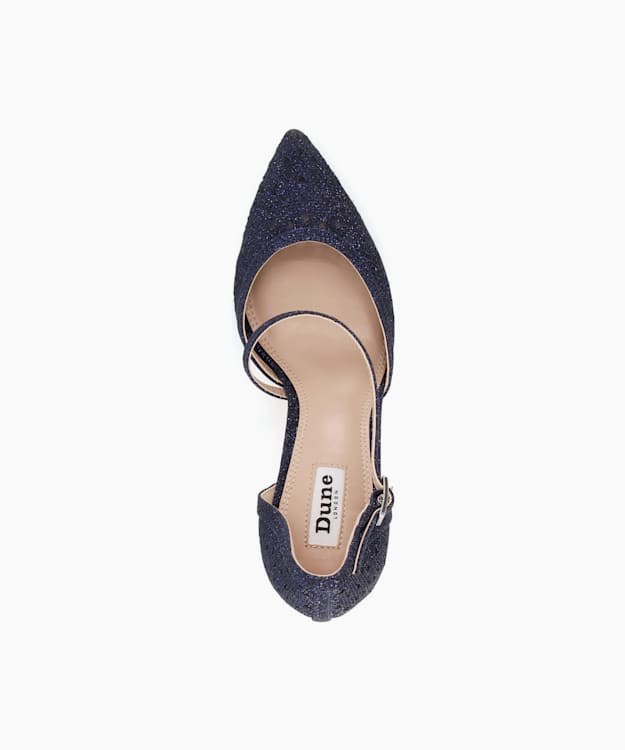 Dune London Danae Women's Heels Blue | JVN-619230