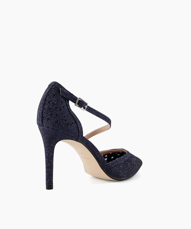 Dune London Danae Women's Heels Blue | JVN-619230