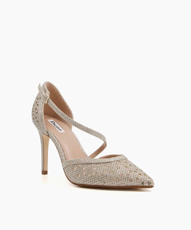 Dune London Danae Women's Heels Metal | ZFA-715046