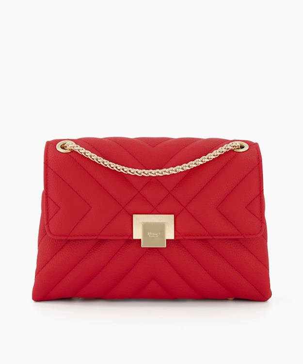 Dune London Dorchester Women\'s Handbags Red | KQH-537419