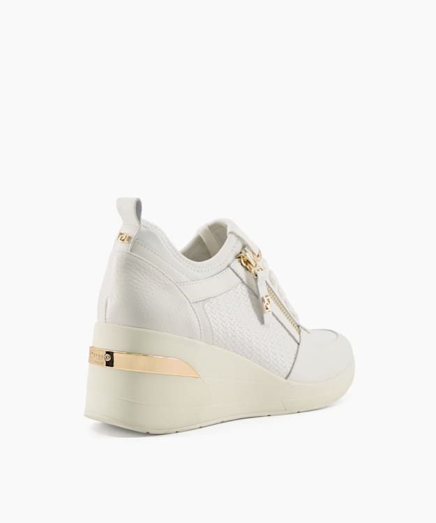 Dune London Eilin Women's Sneakers White | LMO-028371