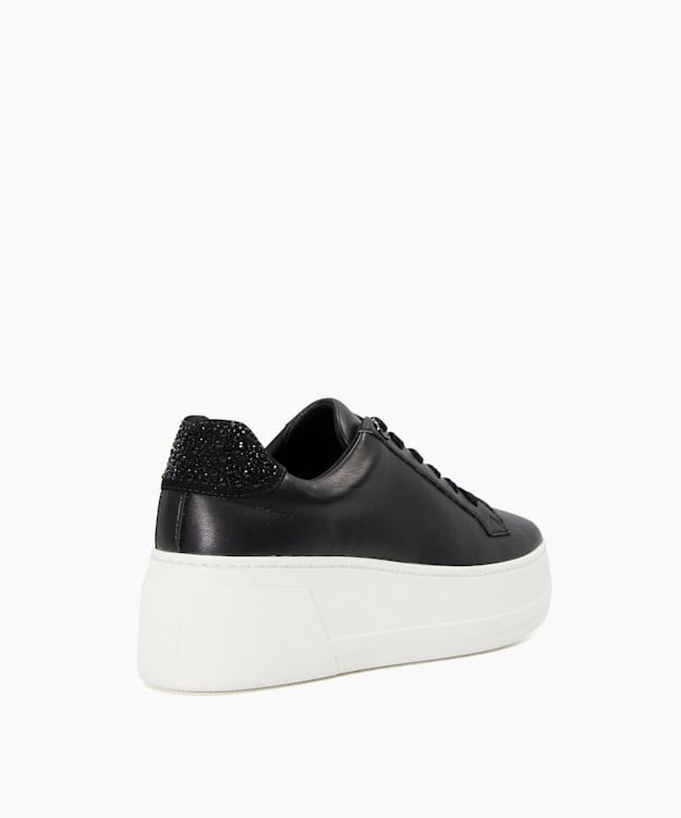 Dune London Episode Women's Sneakers Black | WRY-214869