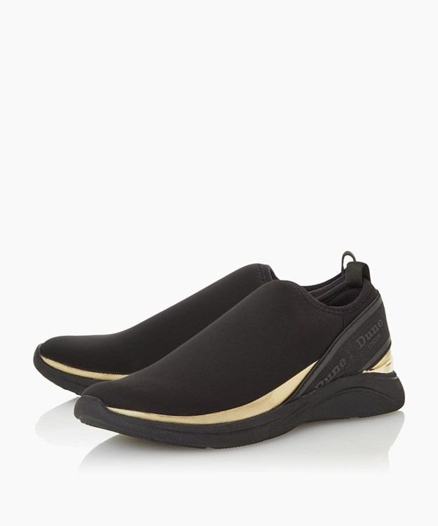 Dune London Esme T Women's Flat Shoes Black | TFG-569710