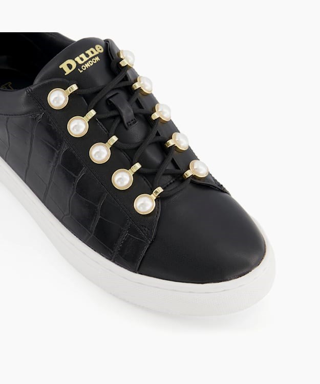 Dune London Esteem Women's Sneakers Black | BJY-518490