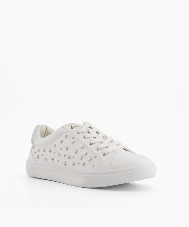 Dune London Express Women's Flat Shoes White | CAT-835920