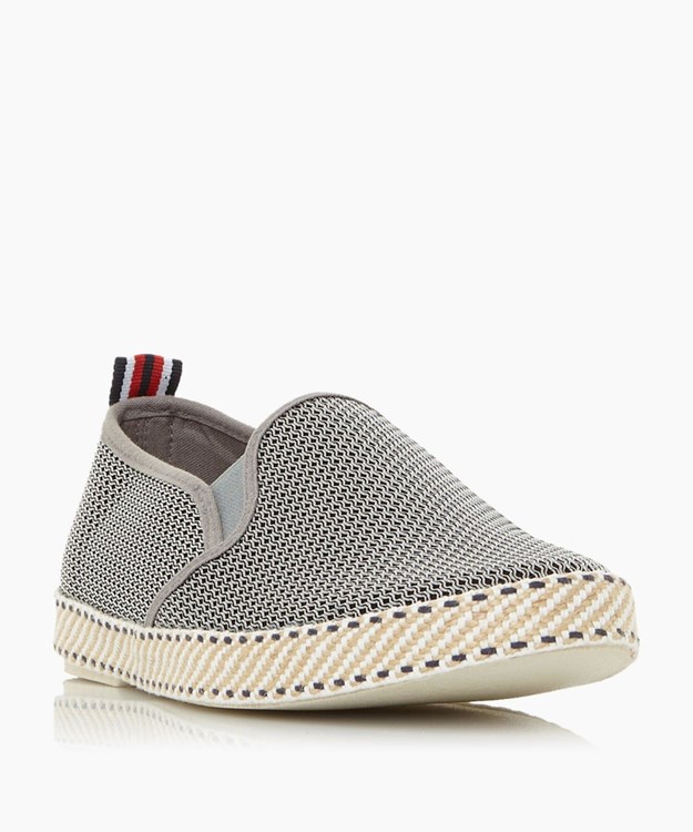 Dune London Fin Men's Casual Shoes Grey | CVF-049235