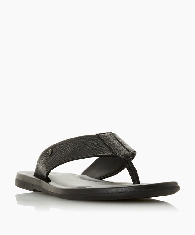 Dune London Fredss Men's Smart Sandals Black | QKI-873621