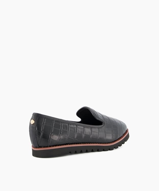 Dune London Galleon Women's Flat Shoes Black | XCU-073612