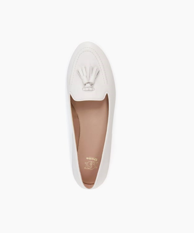 Dune London Gallerie Women's Flat Shoes White | NKD-307254