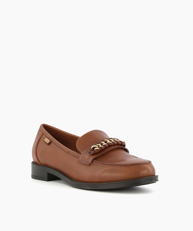 Dune London Gemmas Women's Flat Shoes Brown | IAS-714560