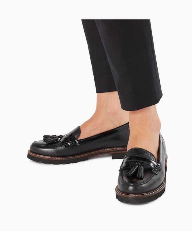 Dune London Gennia Women's Loafers Black | XAG-308214