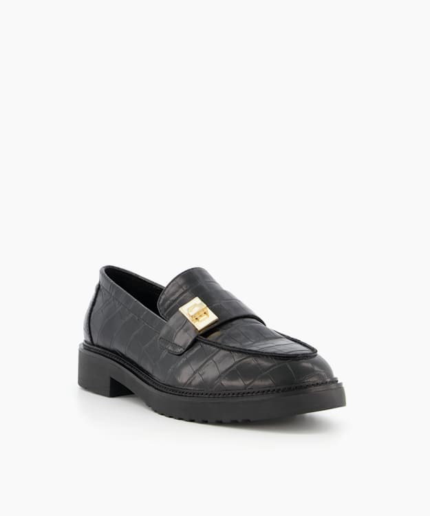 Dune London Ginnie Women's Flat Shoes Black | BDJ-079814