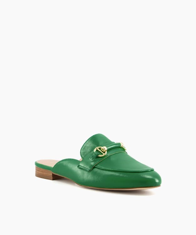 Dune London Glowin Women's Loafers Green | MIE-147526