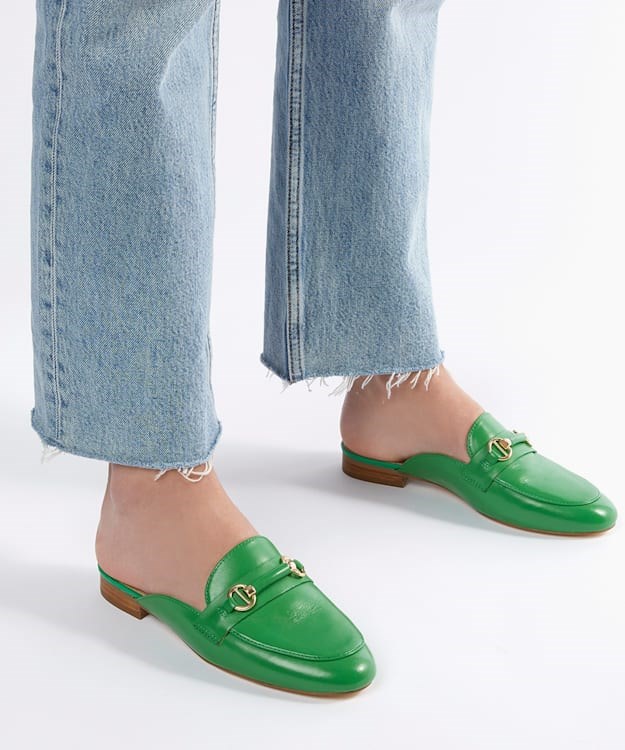 Dune London Glowin Women's Loafers Green | MIE-147526