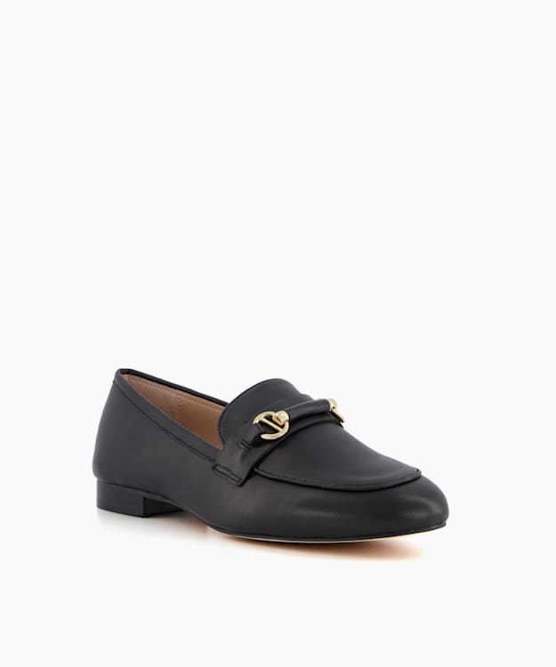 Dune London Grange Women's Loafers Black | LIY-975184