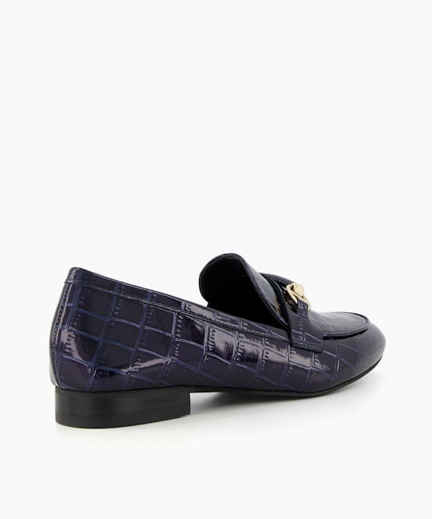 Dune London Grange Women's Loafers Blue | FVT-486157